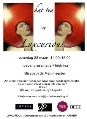 Hoedenpresentatie bij Luxcurious